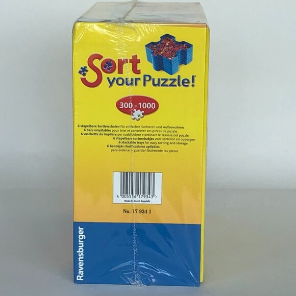 New sealed Ravensburger- Sort Your Puzzle for 300-1000 Piece Stacking Tray Set - Picture 9 of 10